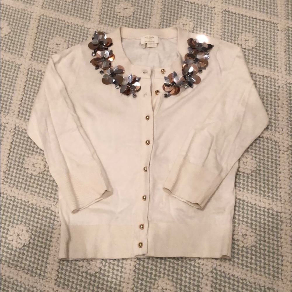 Kate Spade cream cardigan